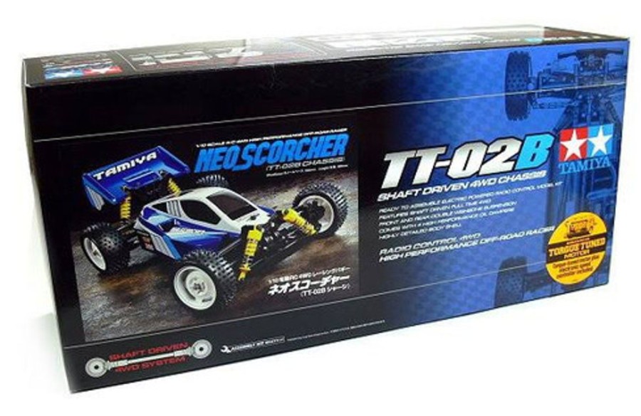 Cars/Tanks Tamiya Tamiya - 1/10 Rc Neo Scorcher - Tt02B [58568] Rc Kit W/ Beginner Ready To Run Combo