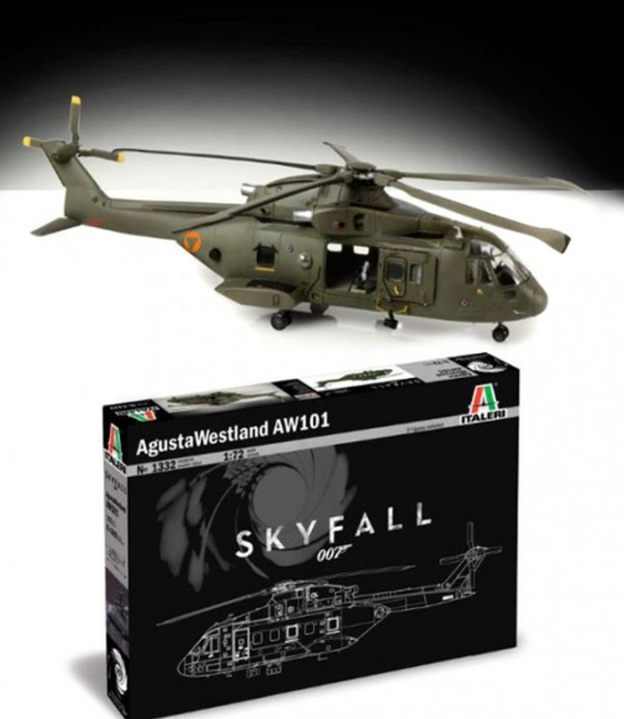 Aircraft | Model & Die-Cast Italeri Italeri - 1/72 Agustawestland Aw-101 Skyfall 007 Movie Plastic Model Kit [1-1332]