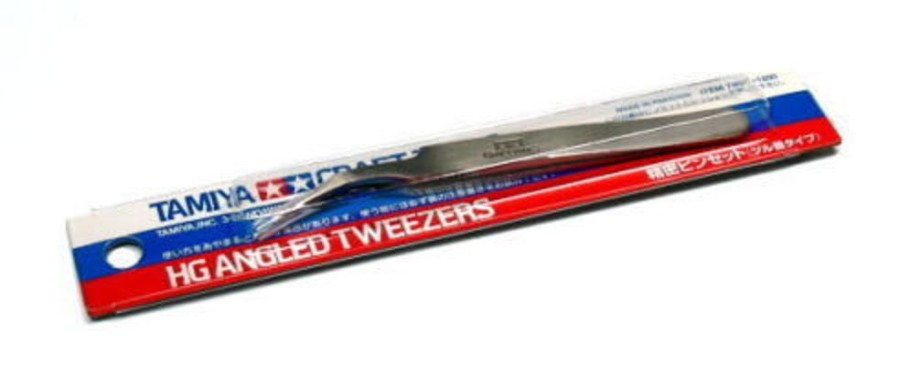 Tamiya Tools | Accessories Tamiya Tamiya Hg Angled Tweezers [74047]