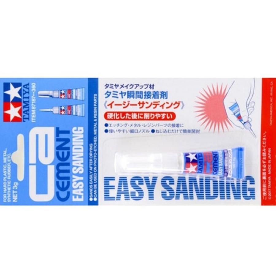 Glue | Accessories Tamiya Tamiya - Ca Cement Easy Sanding [87187]