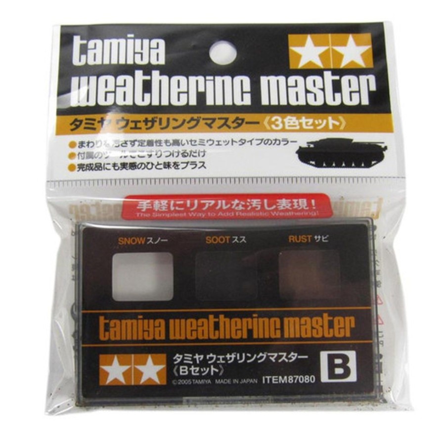 Thinner, Cleaner & Other | Accessories Tamiya Tamiya Weathering Pastel B Set (Snow, Soot, Rust) [87080]