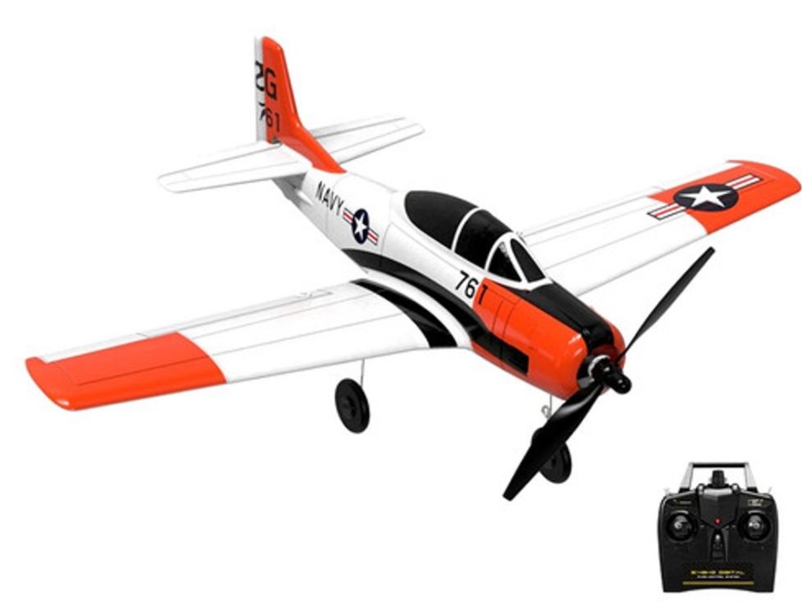 Planes Volantex Volantex 761-9 T28 Trojan Rc Airplane 2.4Ghz 6-Axis Gyro Rc Plane