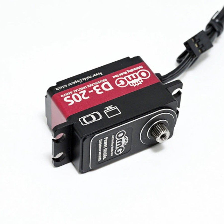 Omg Servos | Electronics OMG D3-20S Programmable Brushless Motor High Voltage Servo 20Kg ( Stainless Steel Gear)