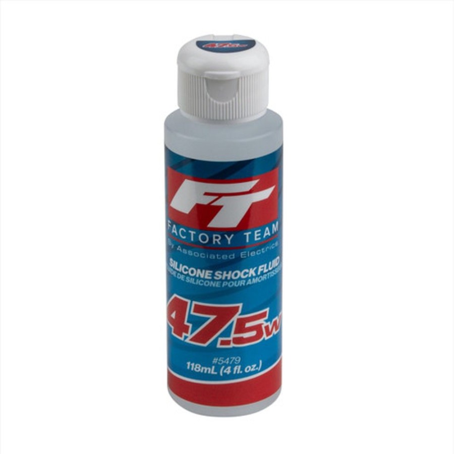 Shock And Differential Oils | Accessories Team Associated Team Associated Factory Team Silicone Shock Oil (4Oz) (47.5Wt) (613 Cst)