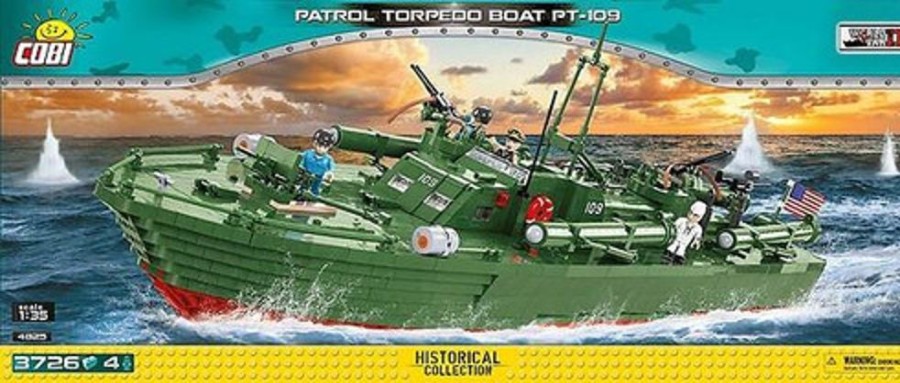 Model & Die-Cast Cobi Patrol Torpedo Boat Pt-109 3726 Pcs